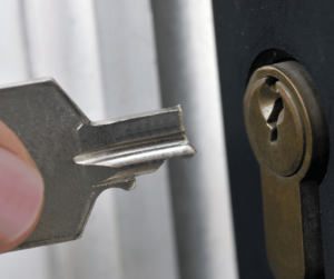 Helping client with broken key with our professional locksmith services in Aurora, CO
