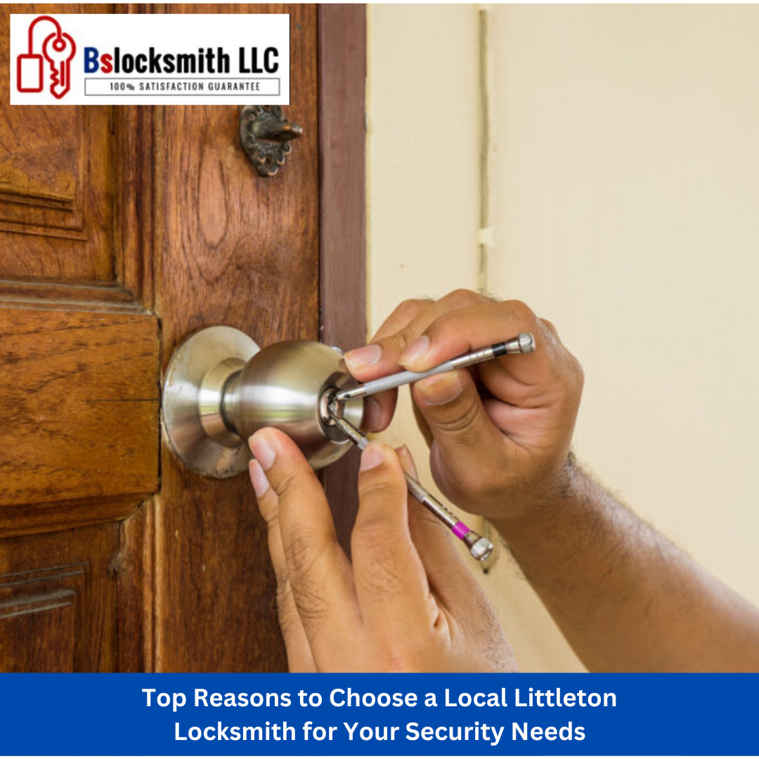 Our Locksmith Littleton helps customer with lock change in Littleton, CO
