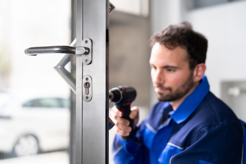 BS Locksmith team providing commercial locksmith services in Morris Heights, CO