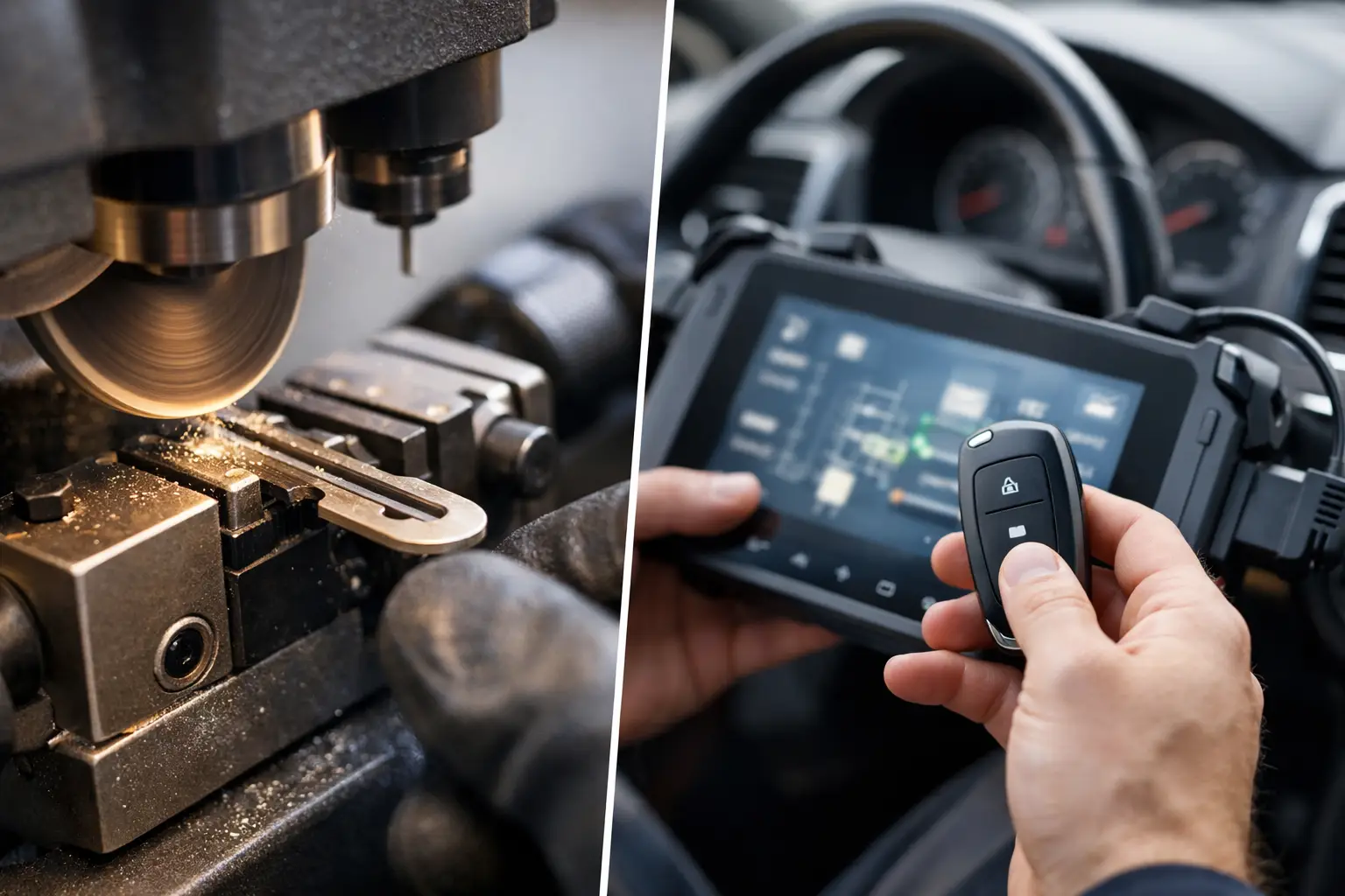Car Key Cutting Versus Programming Explained