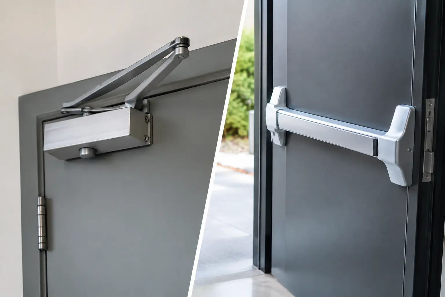 Door Closers Versus Panic Bars Explained